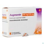 AUGMENTIN 1 g / 125 mg – Boîte de 12 comprimés (Amoxicilline + Acide clavulanique)
