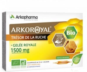 ArkoRoyal Ginseng Gelée Royale – Boîte de 20 ampoules