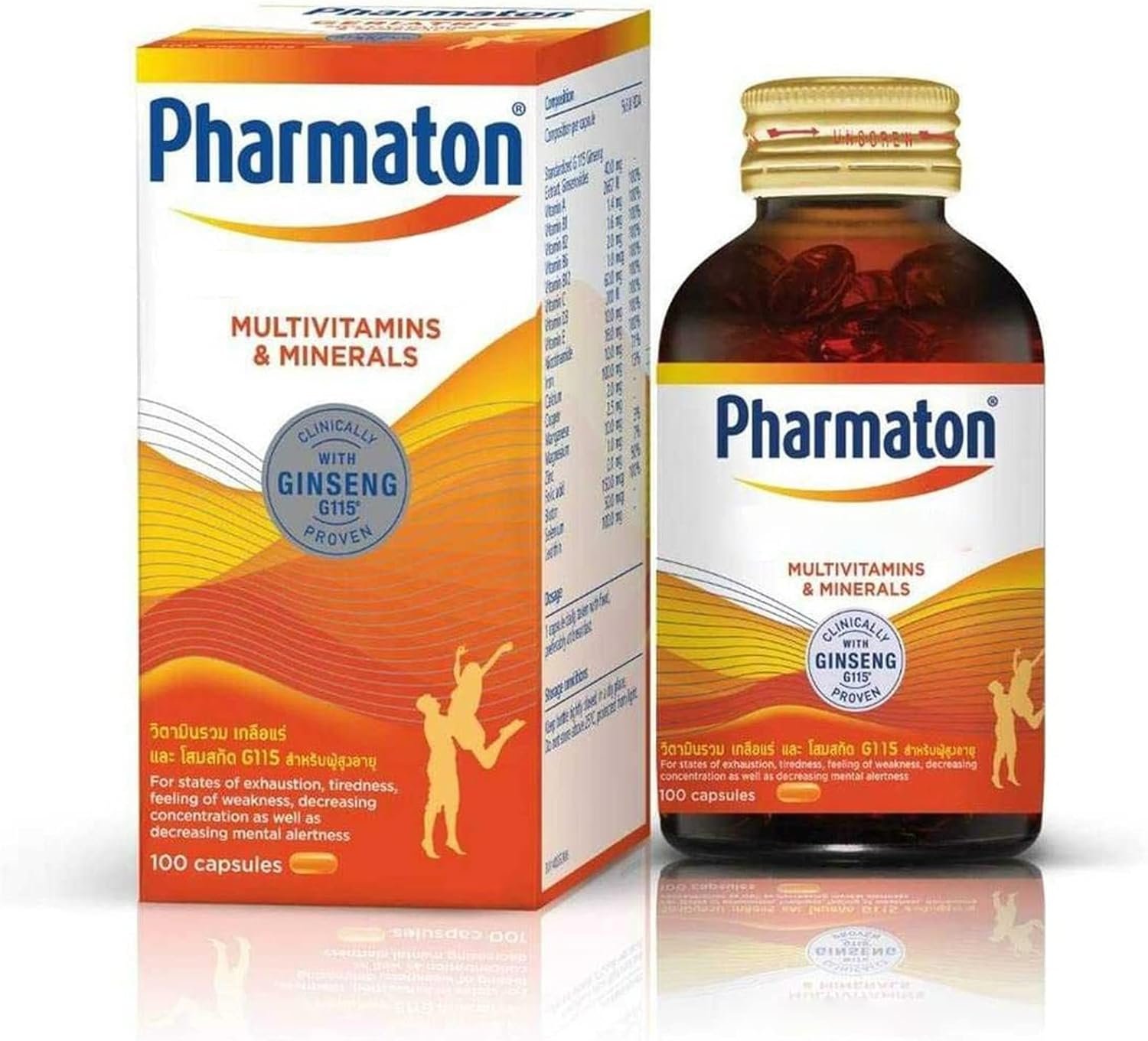 Pharmaton Vitalité – Ginseng & Multivitamines