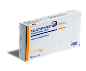 Glucophage 500 mg – Metformine (Boîte selon conditionnement)