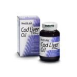 HealthAid Cod Liver Oil – 90 capsules (Huile de foie de morue)