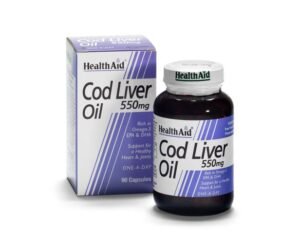 HealthAid Cod Liver Oil – 90 capsules (Huile de foie de morue)