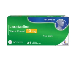 Loratadine 10 mg – 10 comprimés