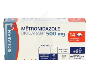 Métronidazole 500 mg – 20 comprimés