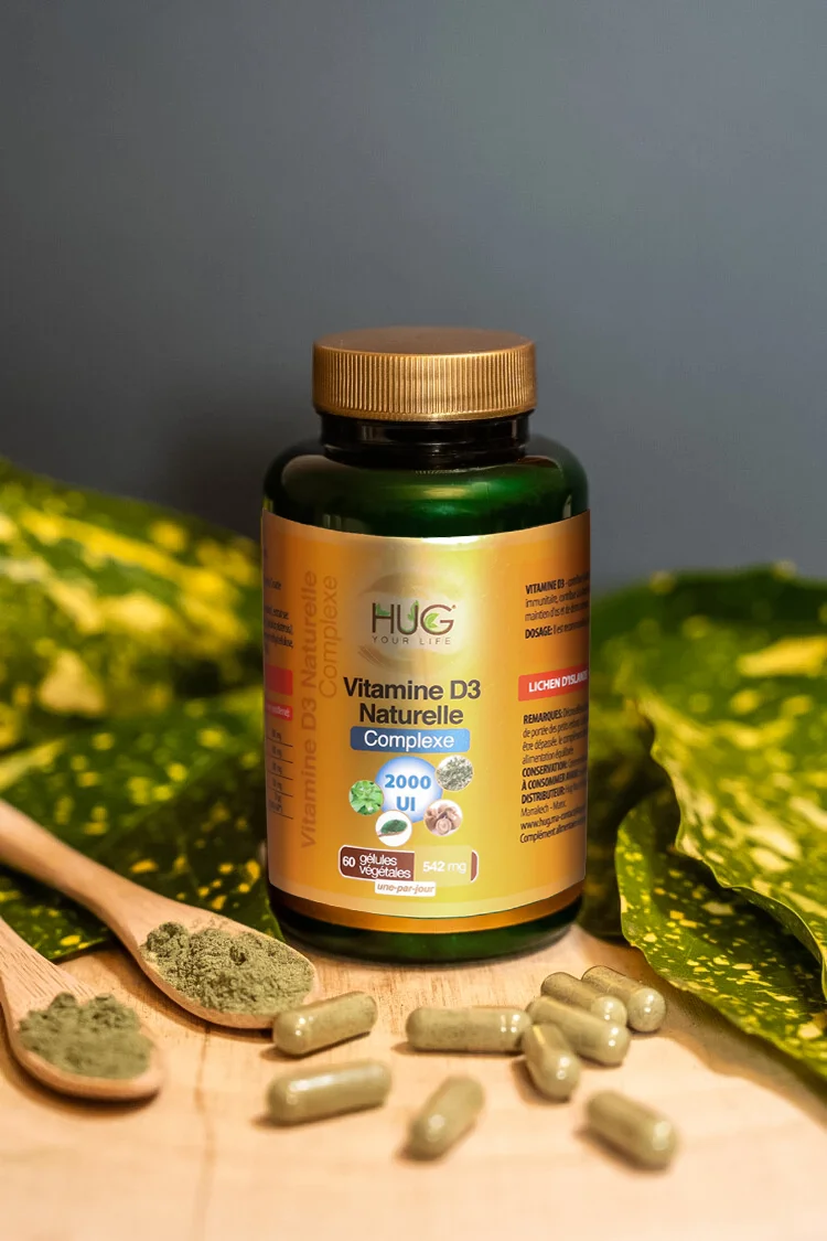 Vitamine D3 2000 UI – 60 capsules